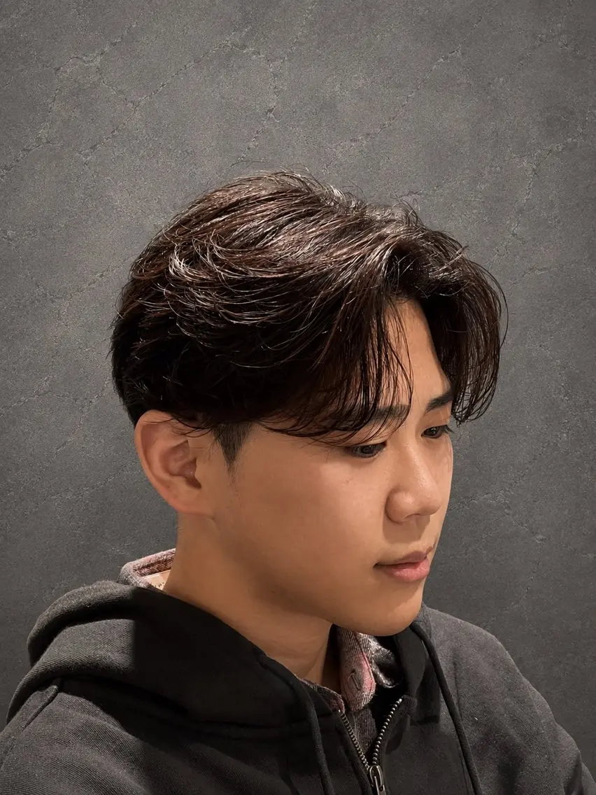 メンズ カット 縮毛矯正 原田 郁哉のヘアスタイル