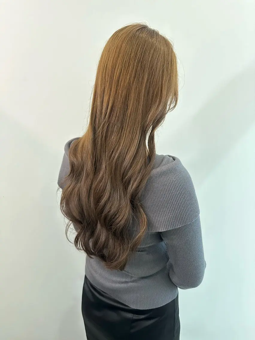ロング カラー ヘアカラー トリートメント レイヤー/ナチュラル 💐nao.のヘアスタイル