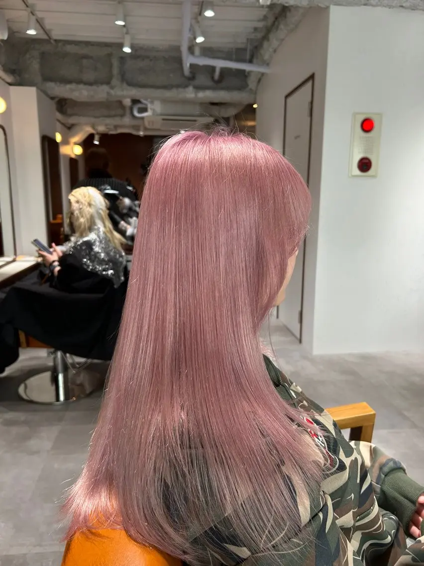 セミロング ヘアカラー トリートメント レイヤーカット🍃 カネコのヘアスタイル