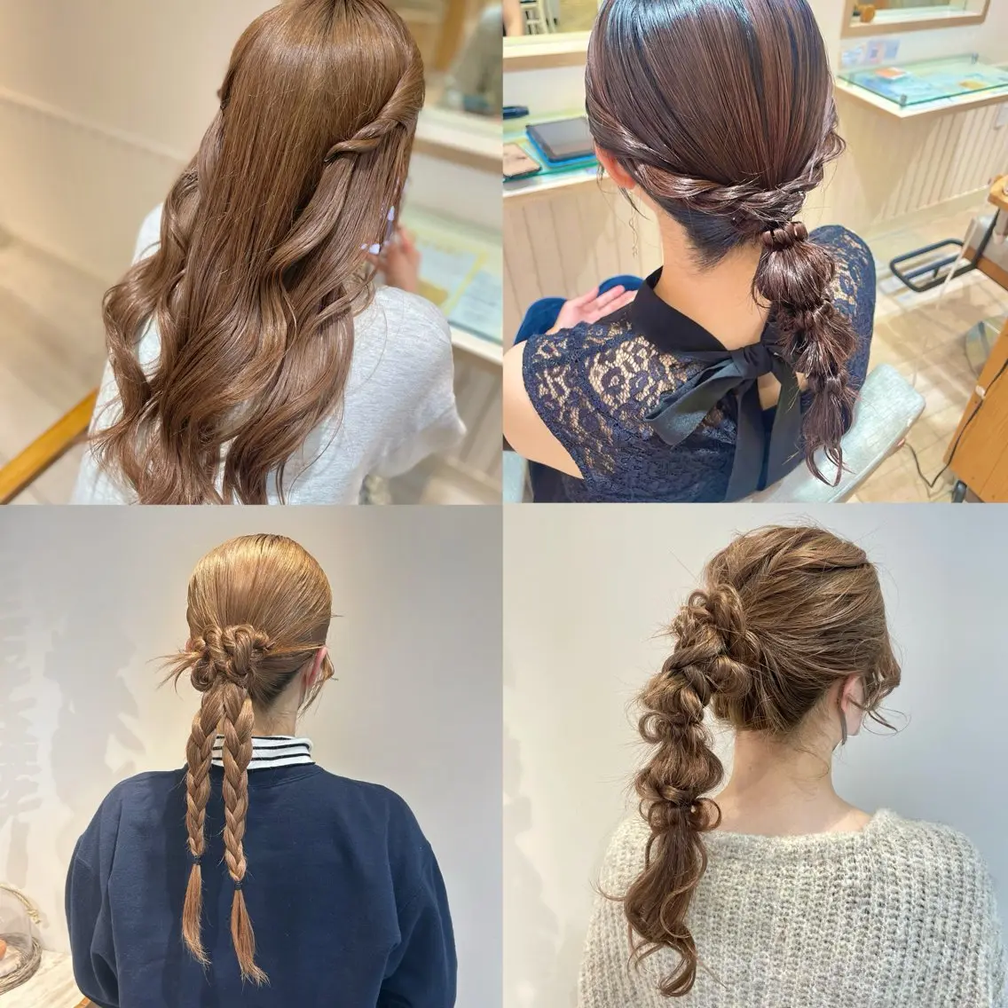 ヘアアレンジ ハーフアップ ウルフカット/ハイト ーン🎀mizukiのヘアスタイル