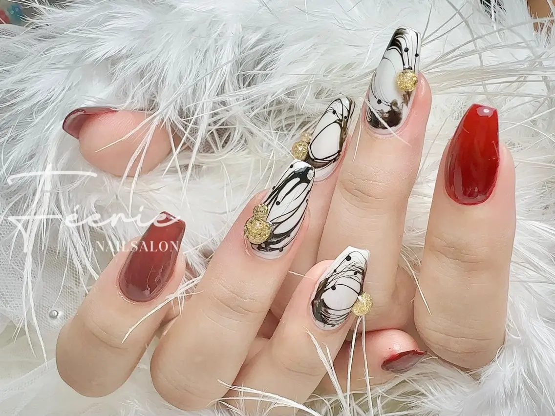 ネイル クリアネイル フットネイル フレンチネイル ジェルネイル 韓国ネイル nail salon Feerieのネイルデザイン