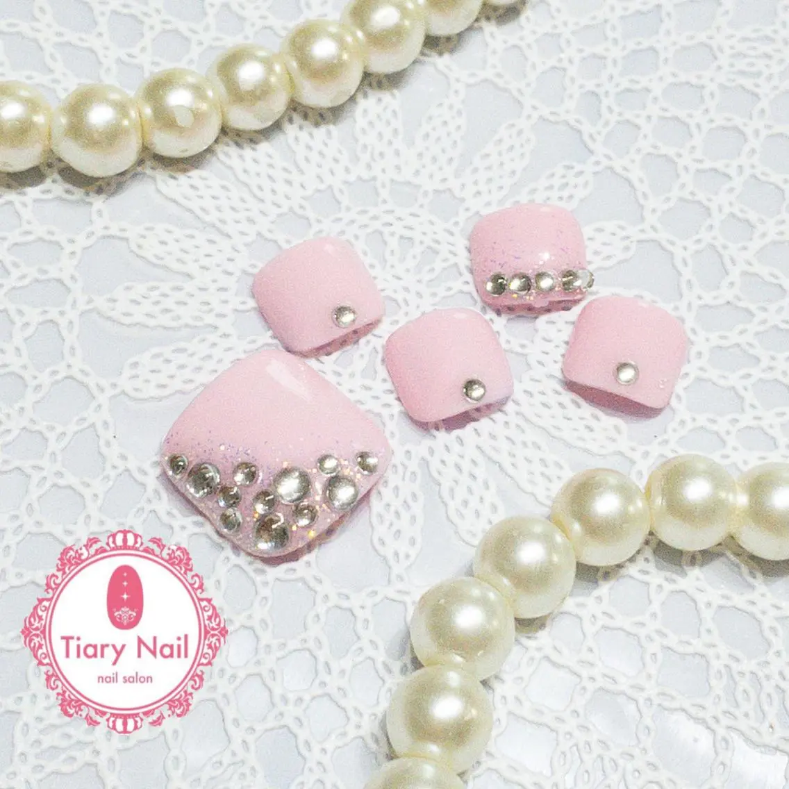 ネイル 桜ネイル 長さ出し オフィスネイル スカルプネイル シンプルネイル 💗🪽Tiary Nail🪽💗のネイルデザイン
