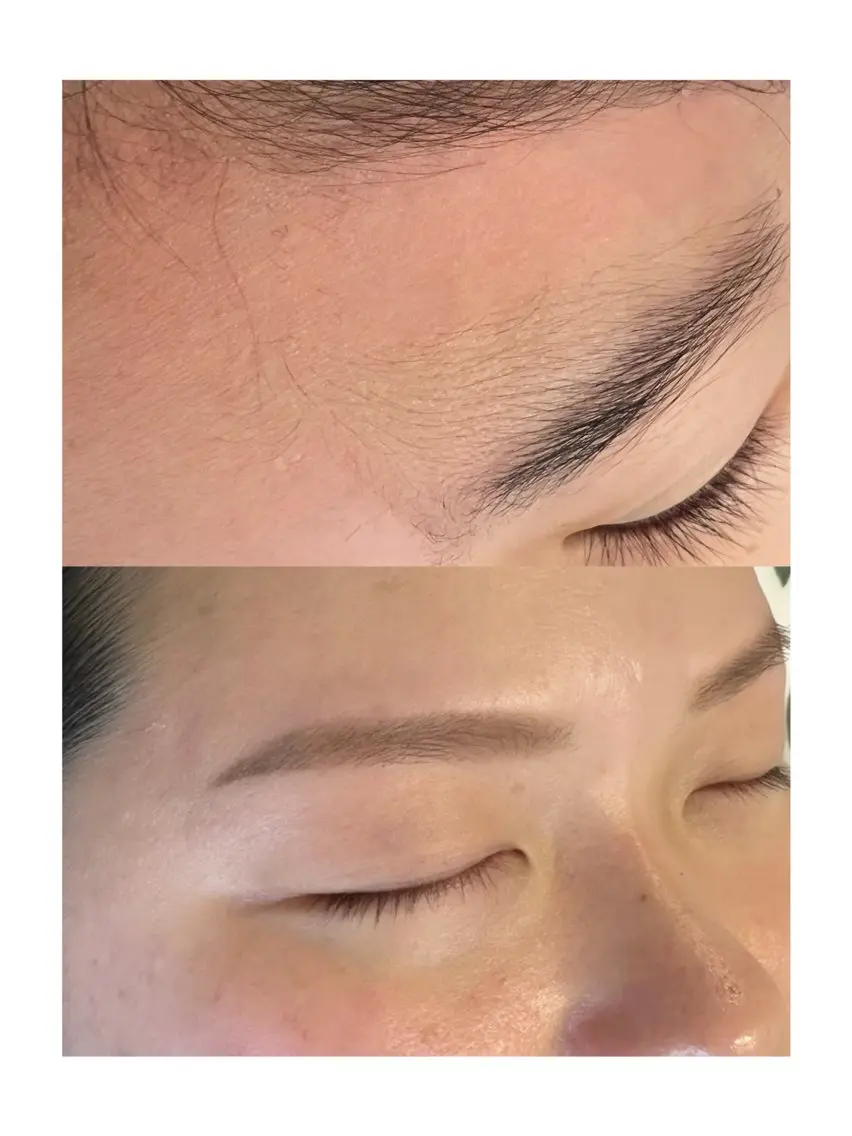 【人気set】眉毛ワックス+額 waxの写真