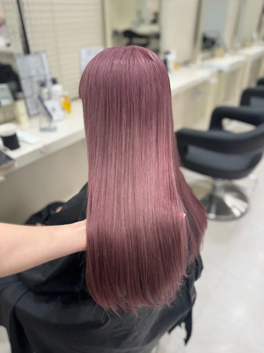 ロング カラー ヘアカラー 🤎モテ髪&透明感 ミルクティー🥣🤎のヘアスタイル