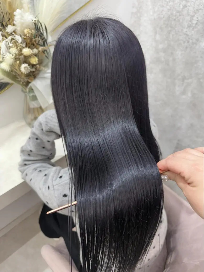 セミロング ヘアカラー トリートメント 🫧神田桃歌🫧 赤羽/ワンカラー🦋のヘアスタイル