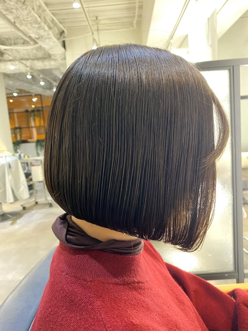 ショート カット ✨似合わせボブ✨ 縮毛矯正のヘアスタイル