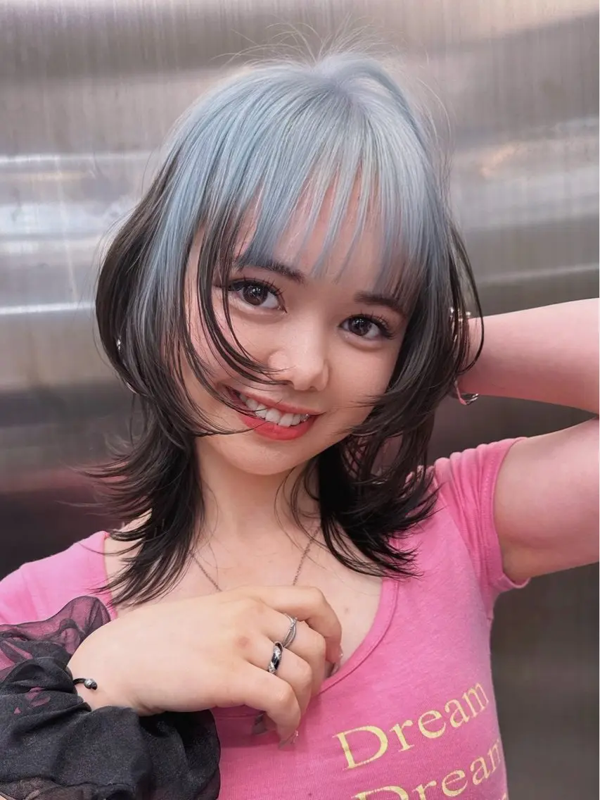 ミディアム カラー ヘアカラー †❤︎池袋/カラー/ ENA❤︎†のヘアスタイル