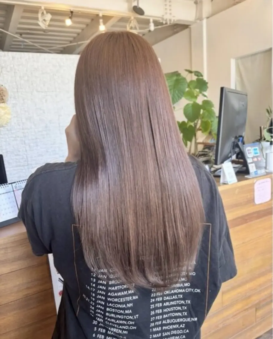 カラー カット ヘアカラー 市道 翼のヘアスタイル