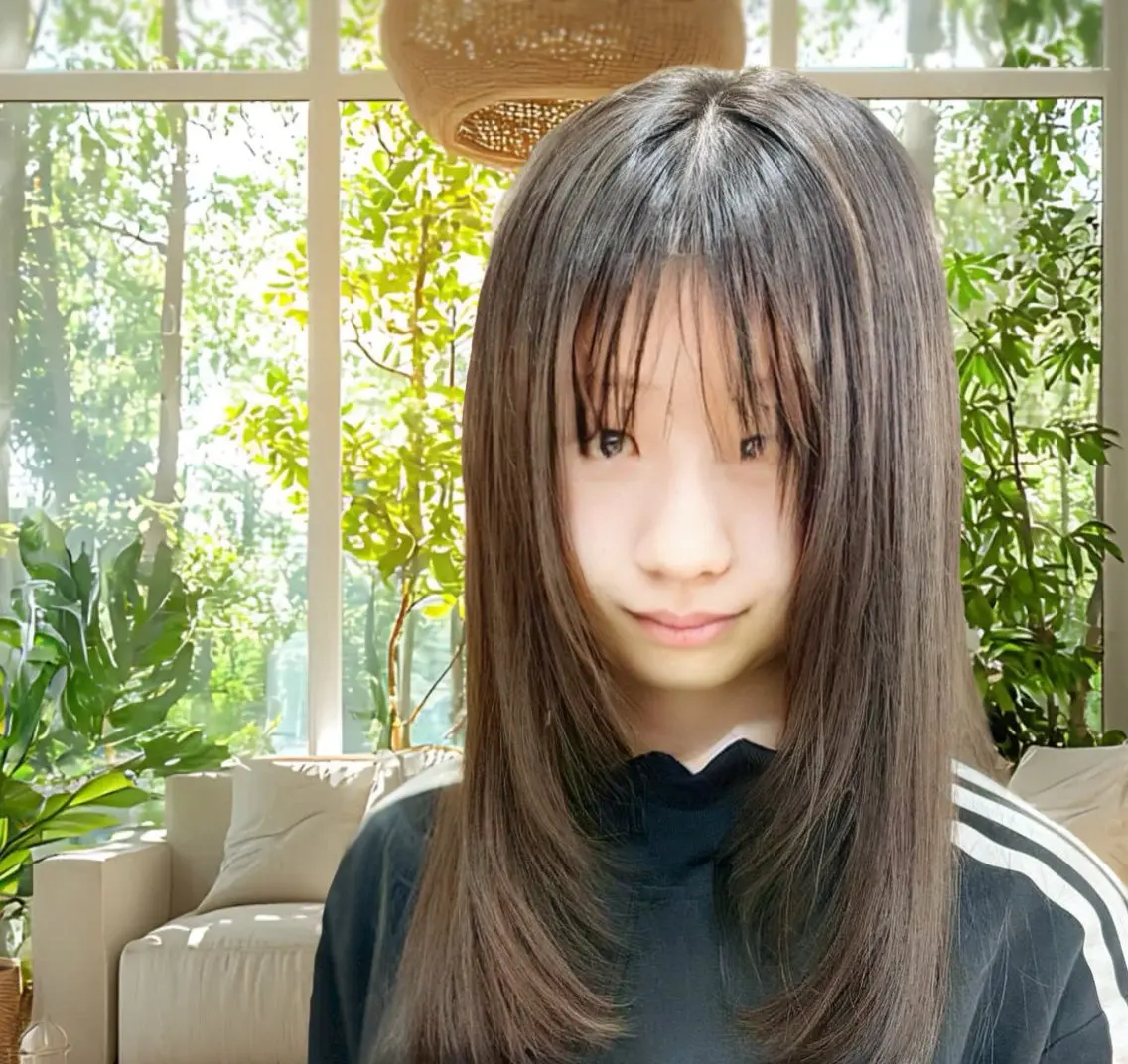 ロング カラー レイヤーカット au美容室 栄矢場町のヘアスタイル