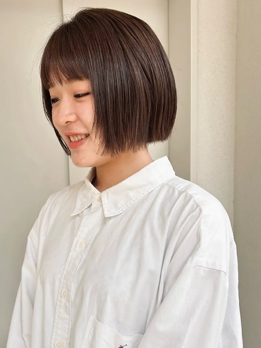 ショート ボブ ゴトウ ケンタのヘアスタイル