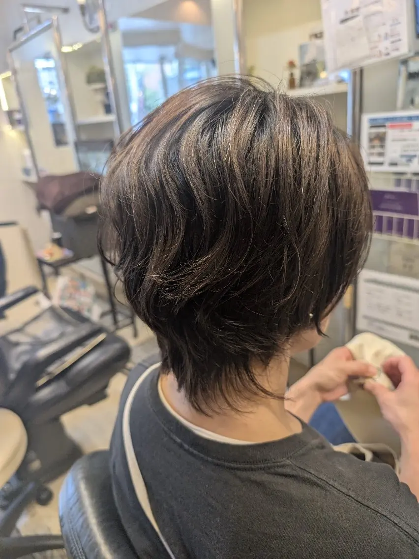 ショート カット トリートメント ヘッドスパ 椎橋 美帆野のヘアスタイル
