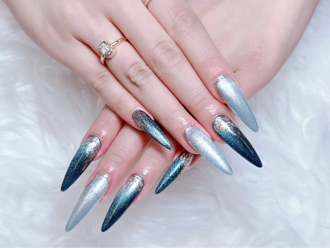 ネイル ハンドネイル M🌷nail 長さだし専門店のネイルデザイン