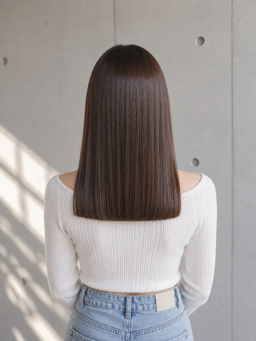 セミロング たまプラーザ駅 YAMATOのヘアスタイル