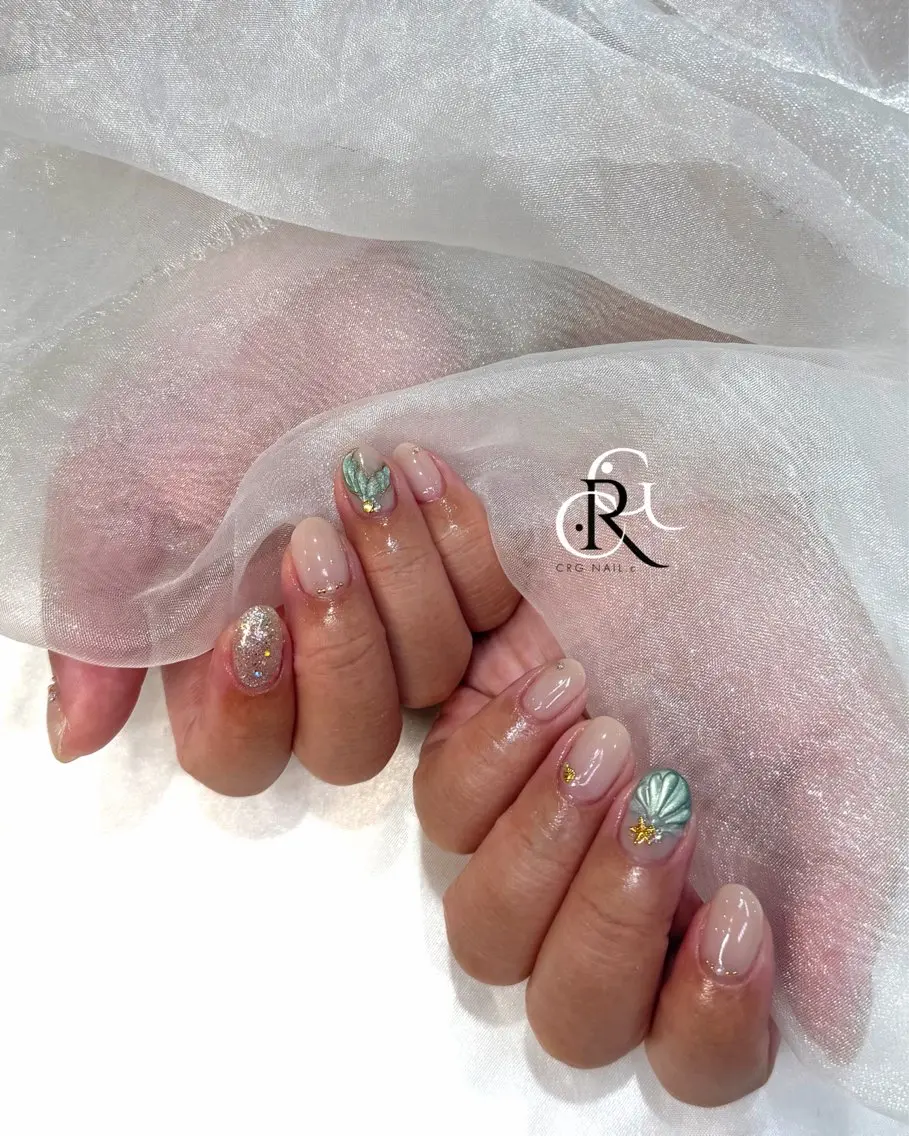 ショート ハンドネイル CRGNAIL EMIRIのネイルデザイン