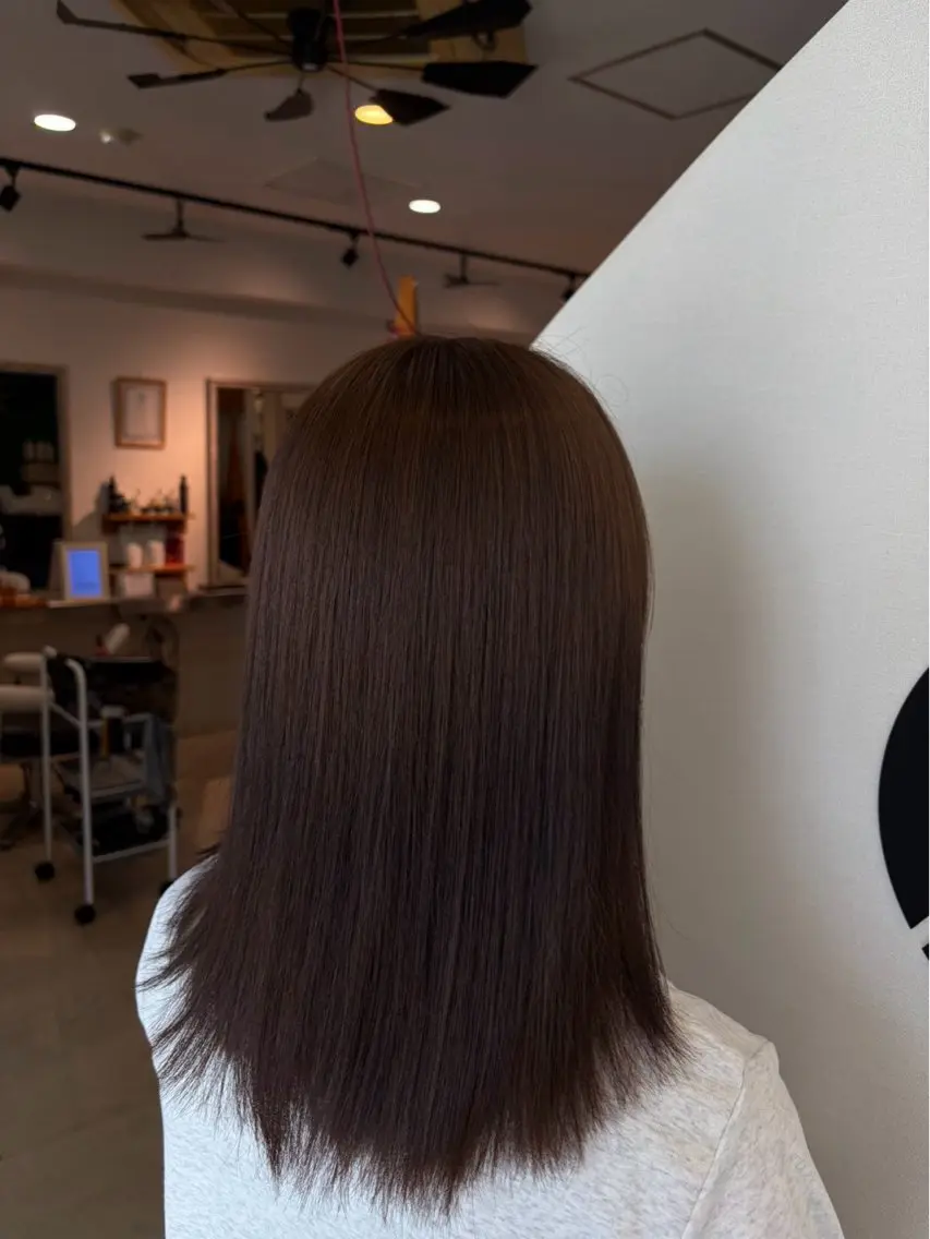 セミロング ヘアカラー トリートメント hair bonitaのヘアスタイル