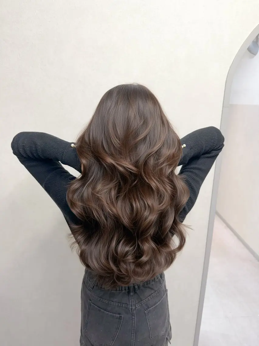 ロング パーマ カット パーマ 高橋 竜也のヘアスタイル