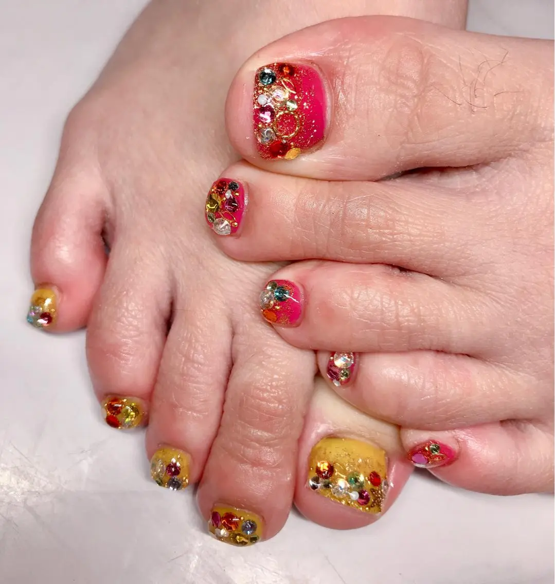 ネイル フットネイル . yuimiのネイルデザイン