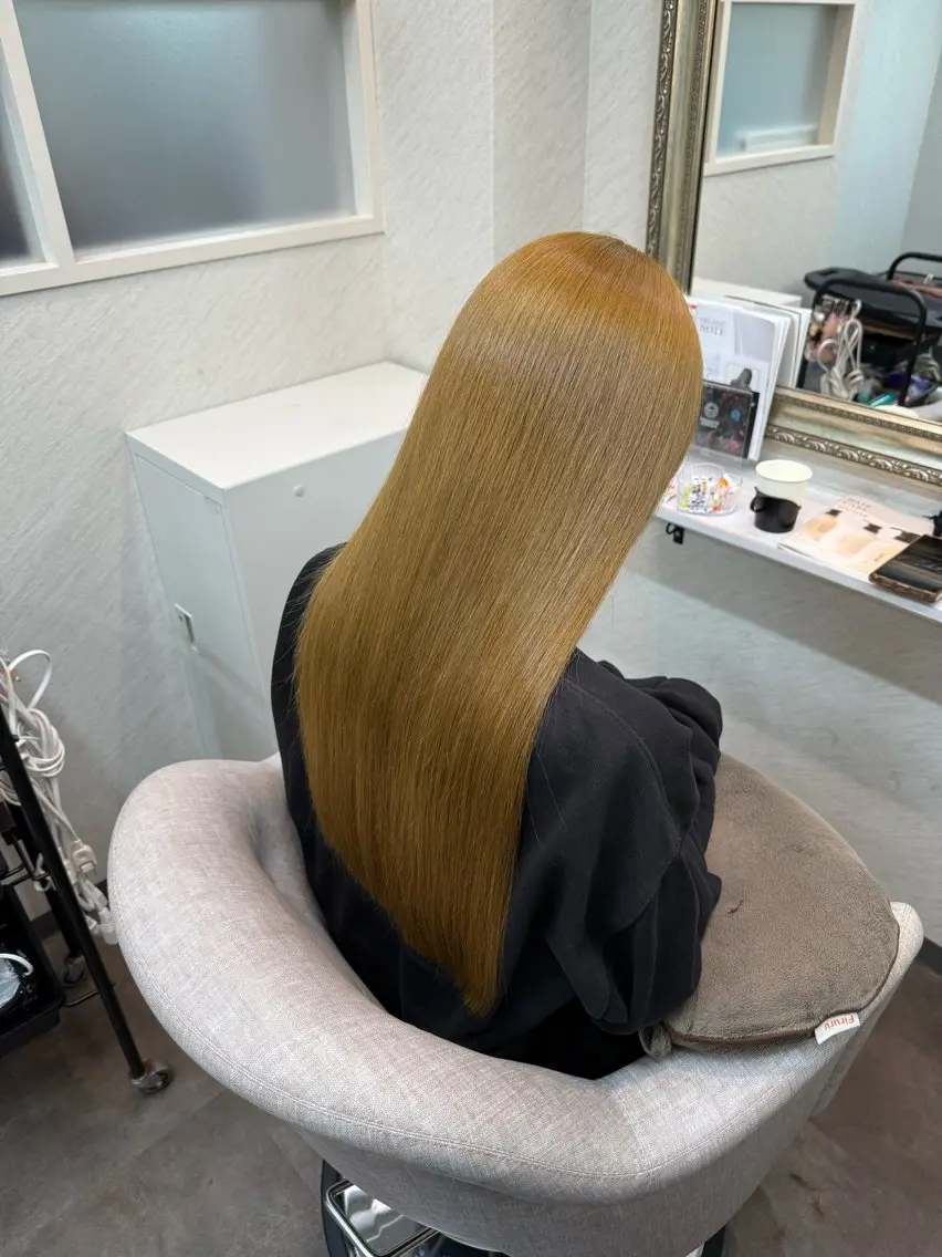 ロング トリートメント ヘッドスパ 髪質改善/縮毛矯正 アンナ🍊のヘアスタイル