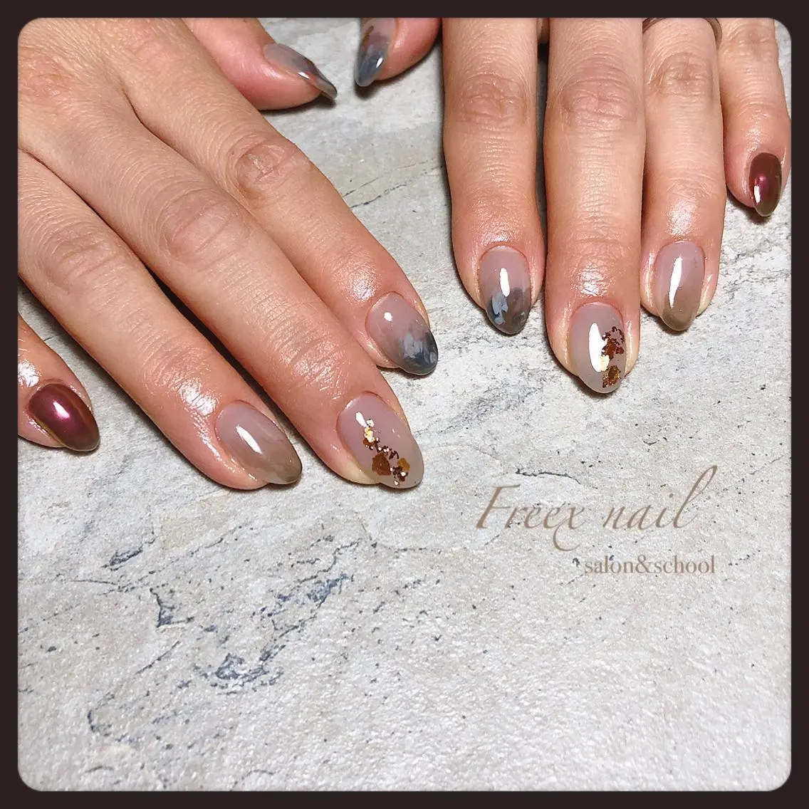 ネイル ニュアンスネイル freex nail /ニュアンス/個性派のネイルデザイン