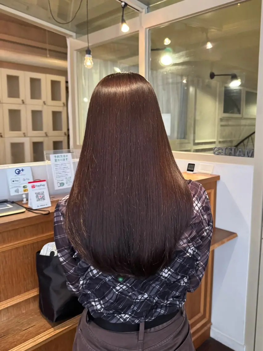 ロング カラー ブラウンカラー トリートメント MAKE’S 表参道 🌟はるかのヘアスタイル