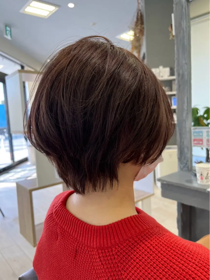 ショート 村上 佳織のヘアスタイル
