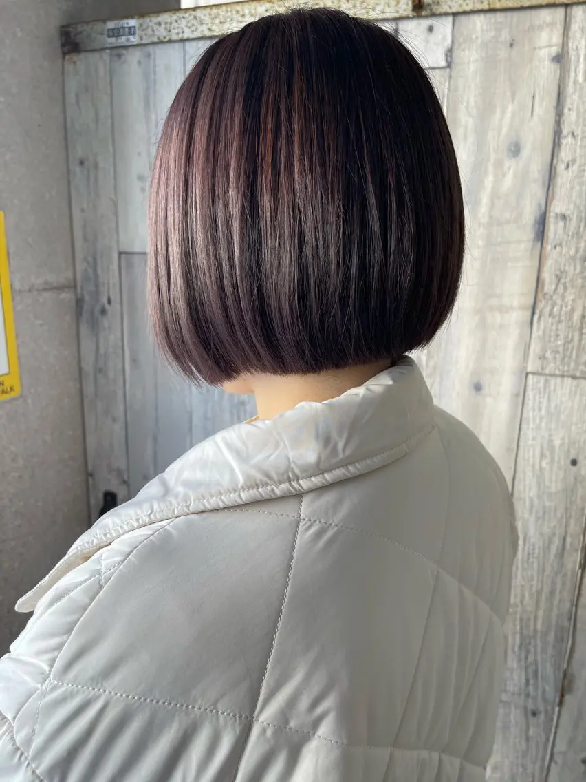 ショート カット ヘアカラー 岩下 侑里のヘアスタイル