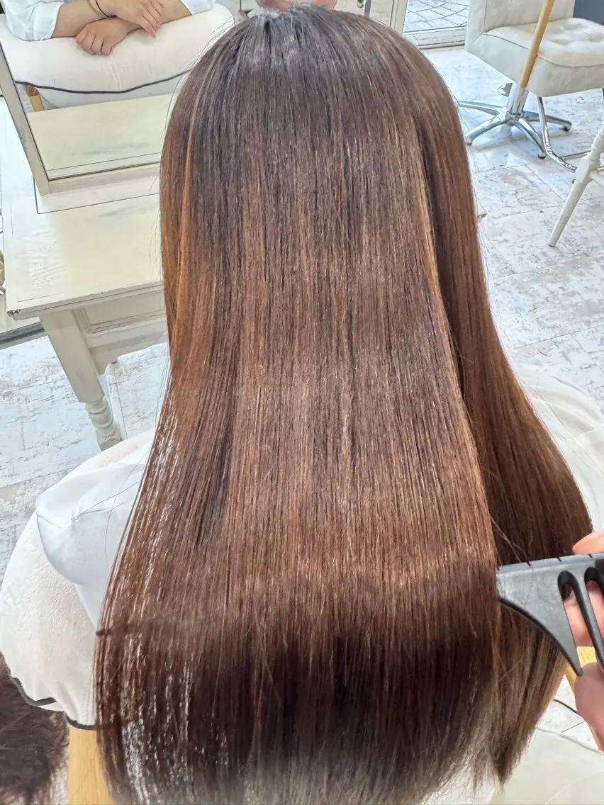 ロング パーマ ストレートパーマ 鈴木 将人のヘアスタイル