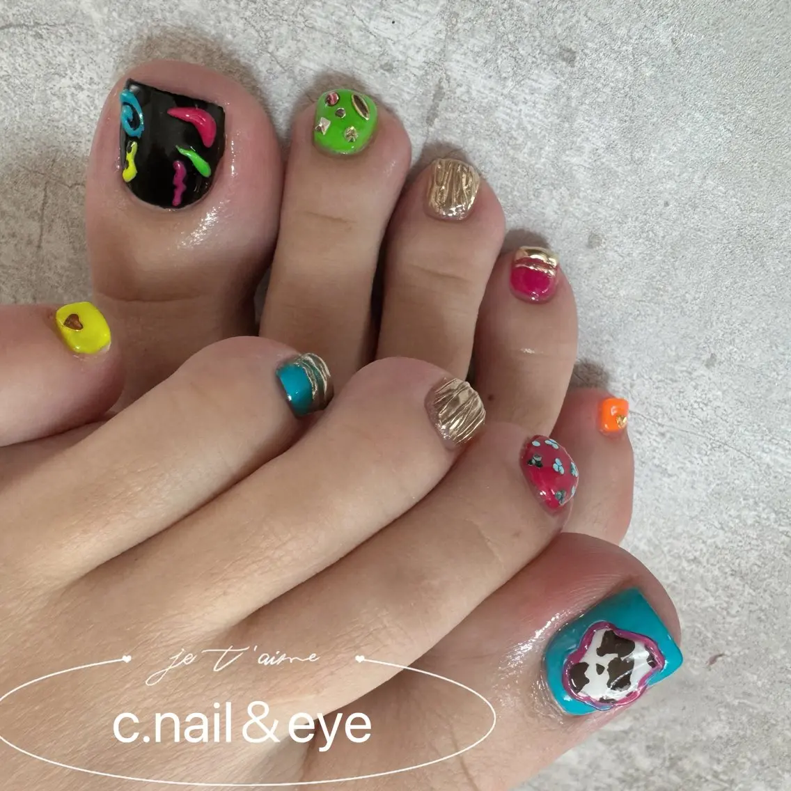 ネイル フットネイル C.Nail&EYE RINAのネイルデザイン