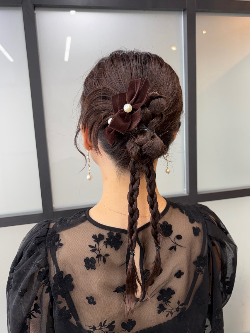 ヘアセット🦄🩰の写真