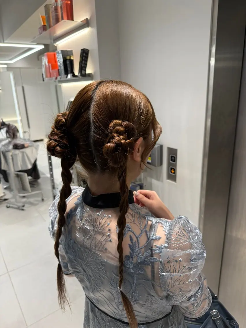 ロング ヘアアレンジ 着付け 🌈 YUUNA🌈のヘアスタイル