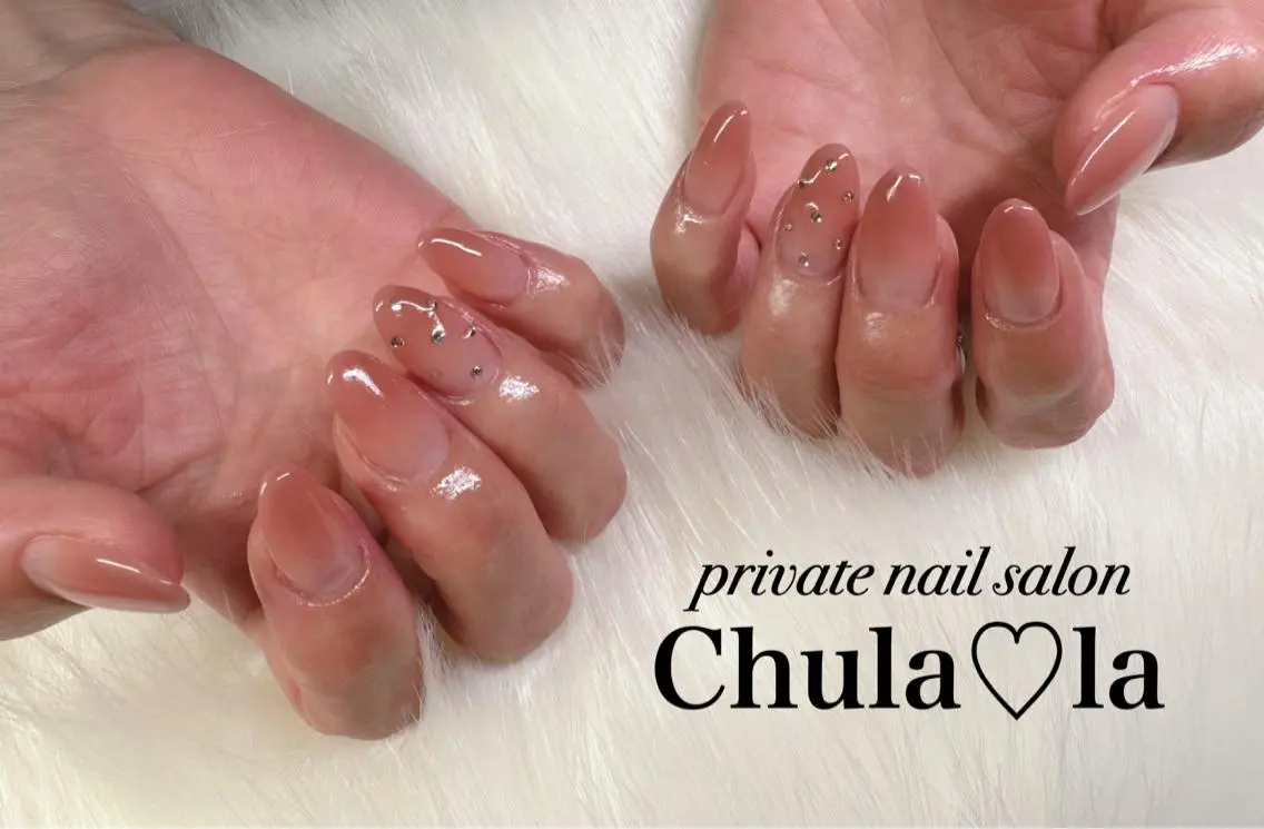 ネイル ストーンネイル ハンドネイル Chula♡la 豊見城市高安のネイルデザイン
