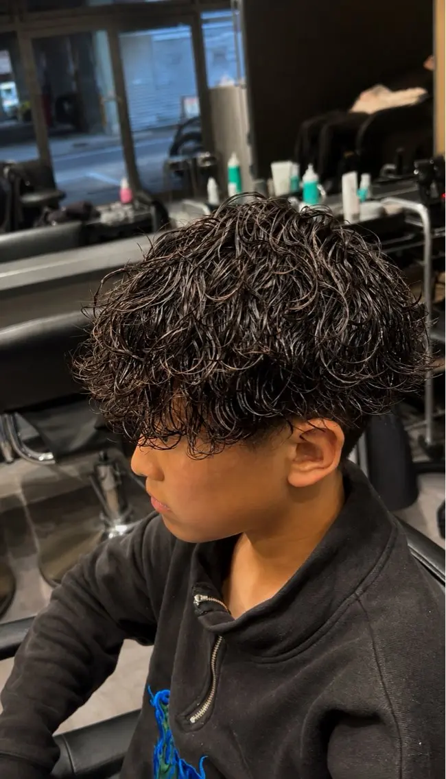 🔥ご新規様限定🔥 🌀メンズカット➕波巻きパーマ🌀 大募集中🎊🎊 【ミニモ学割】 【メンズ】の写真