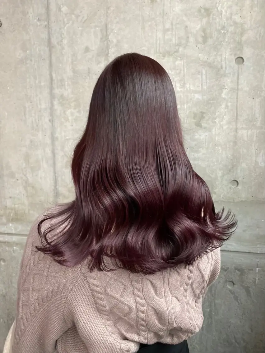 セミロング カラー 透明感カラー 似合わせstyle ❤︎misaki❤︎のヘアスタイル