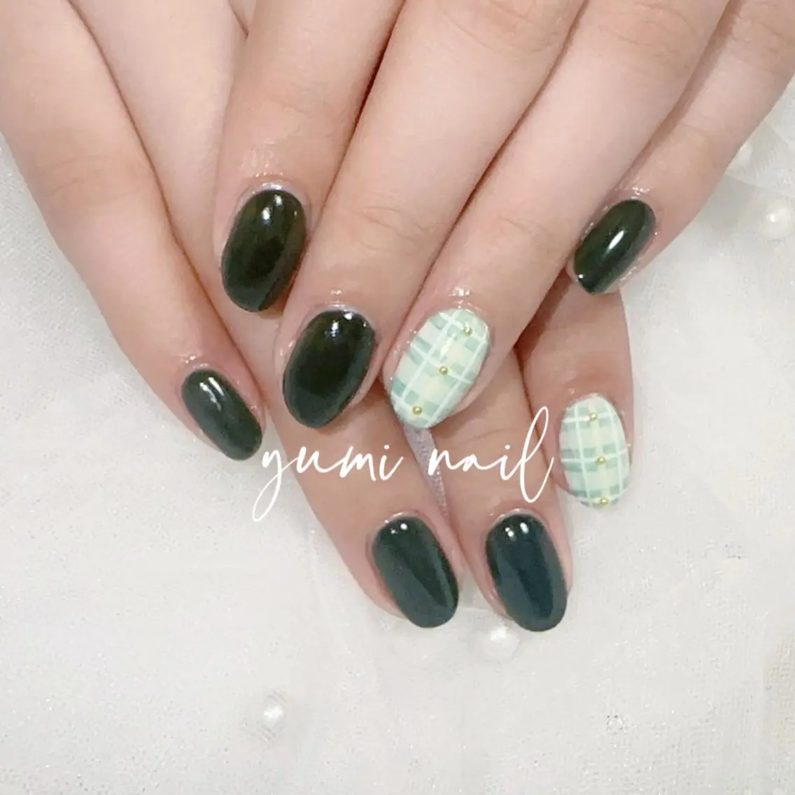 ネイル 𝐲𝐮𝐦𝐢🎀 長さ出しデザイン専門のネイルデザイン