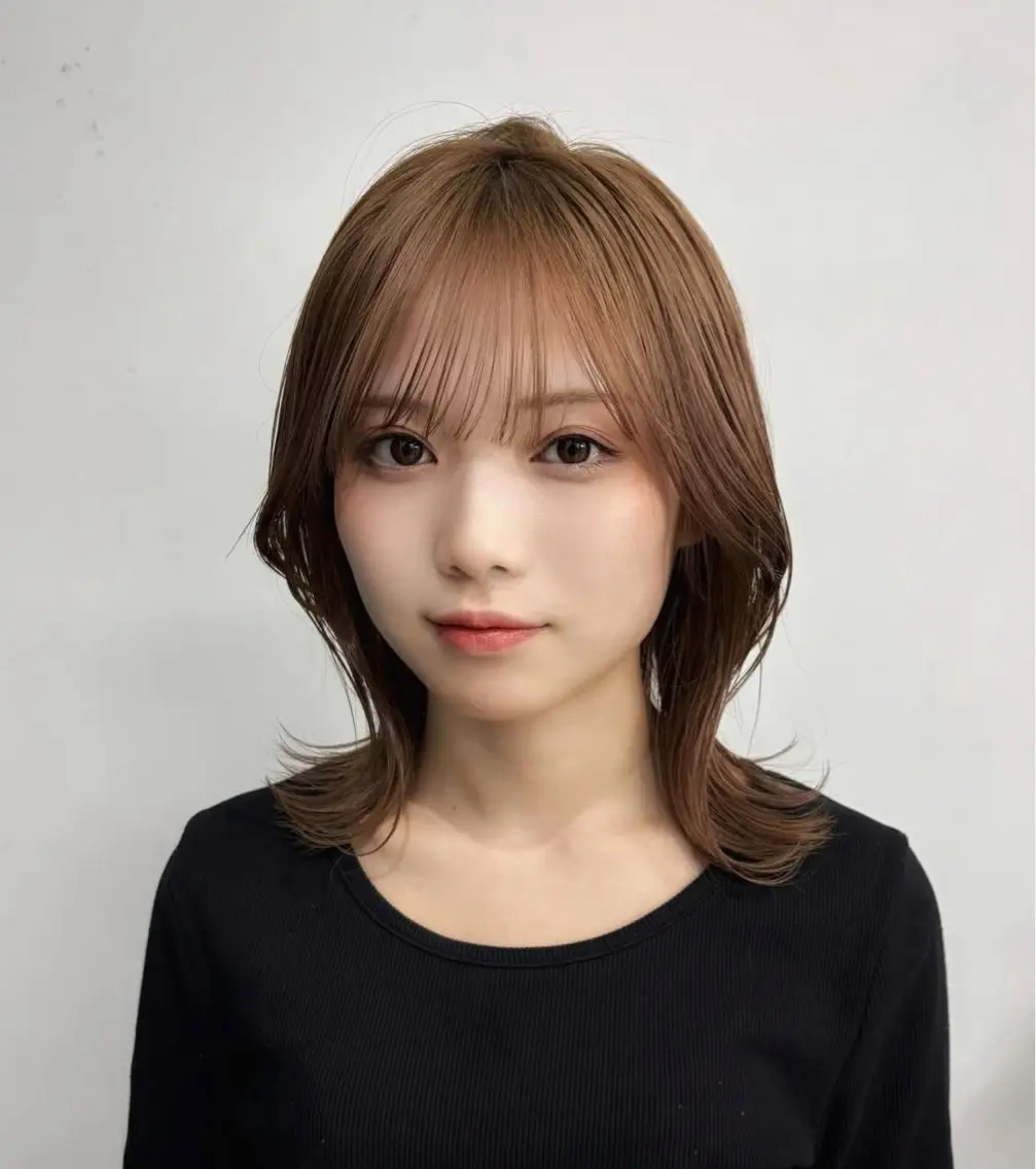 ミディアム 田中 陸雄のヘアスタイル