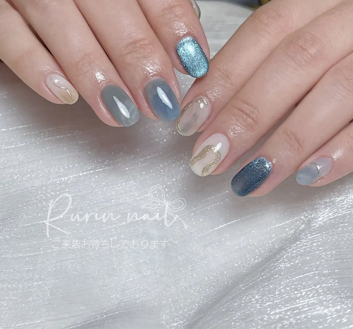 ネイル ハンドネイル ルリン サロン💅のネイルデザイン