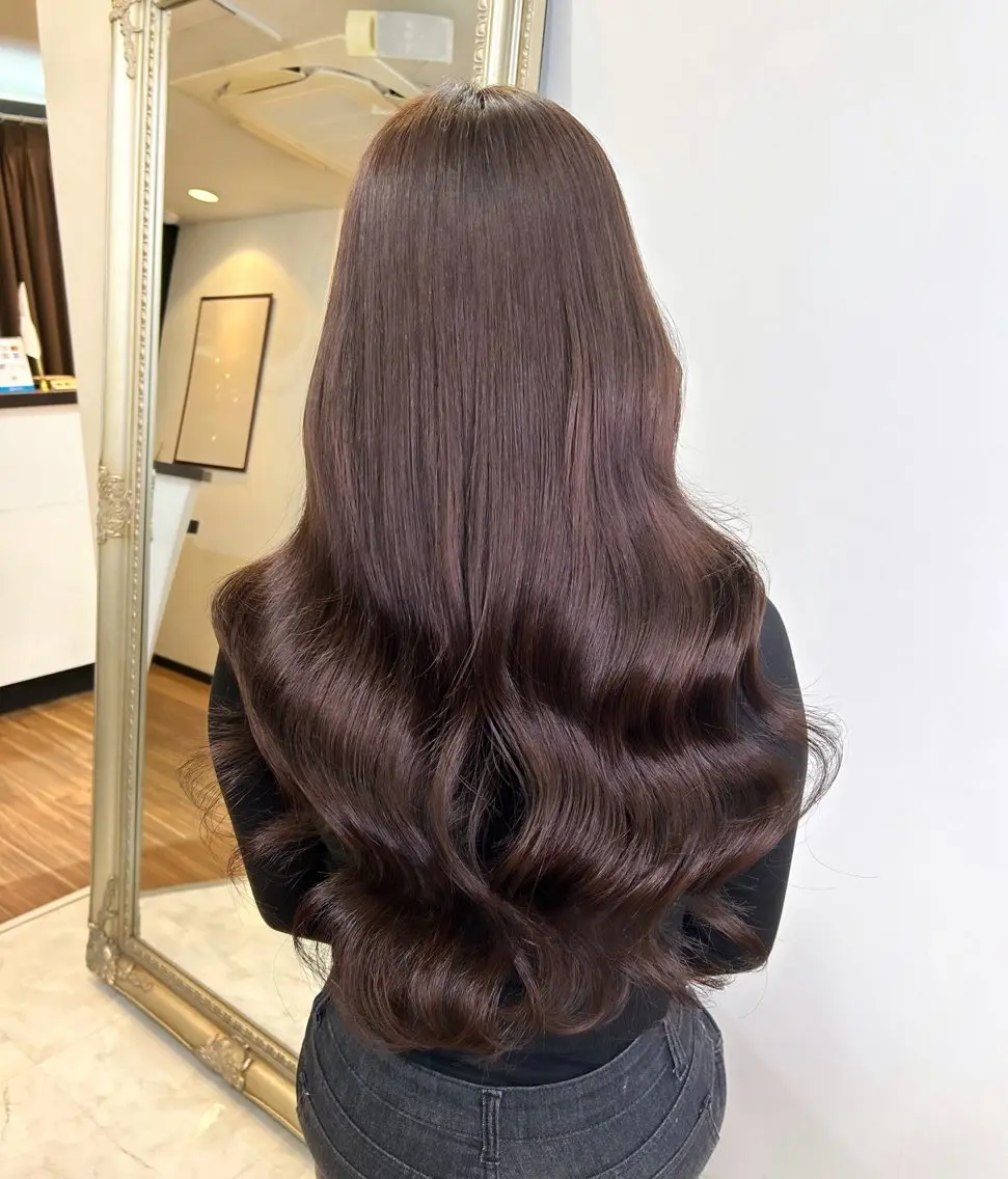 ロング カラー ヘアカラー トリートメント ANKH CROSS 🦋mako🦋のヘアスタイル