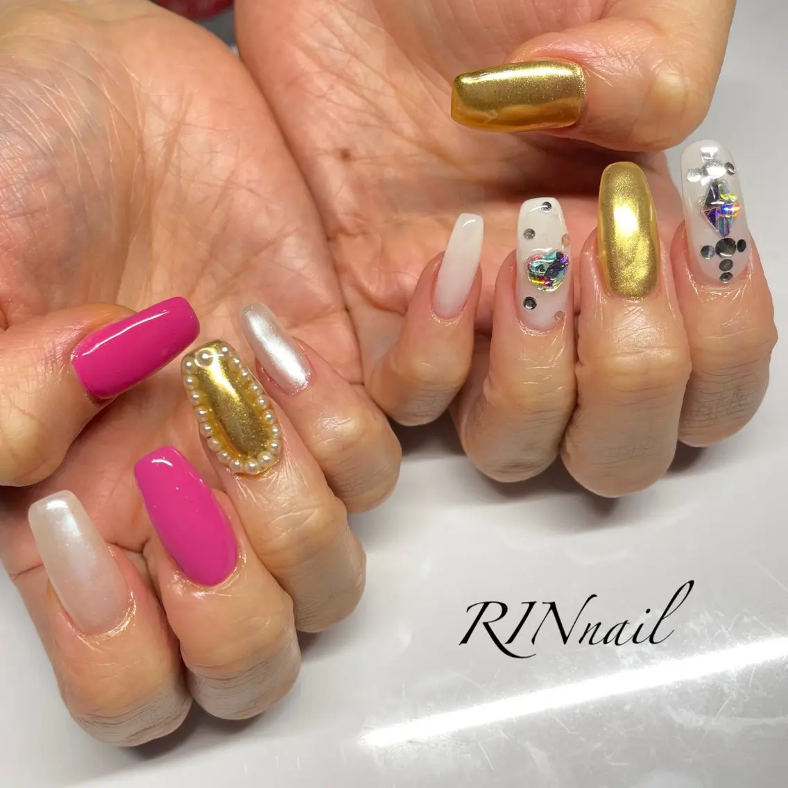 ネイル ハンドネイル ハンドケア RIN HOMEnailのネイルデザイン