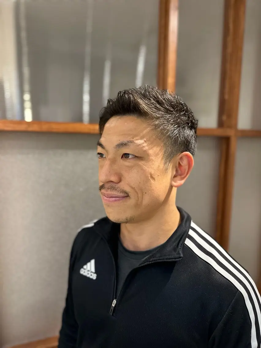 ショート メンズ ツーブロック くせ毛 美容院 むぎのその他イメージ