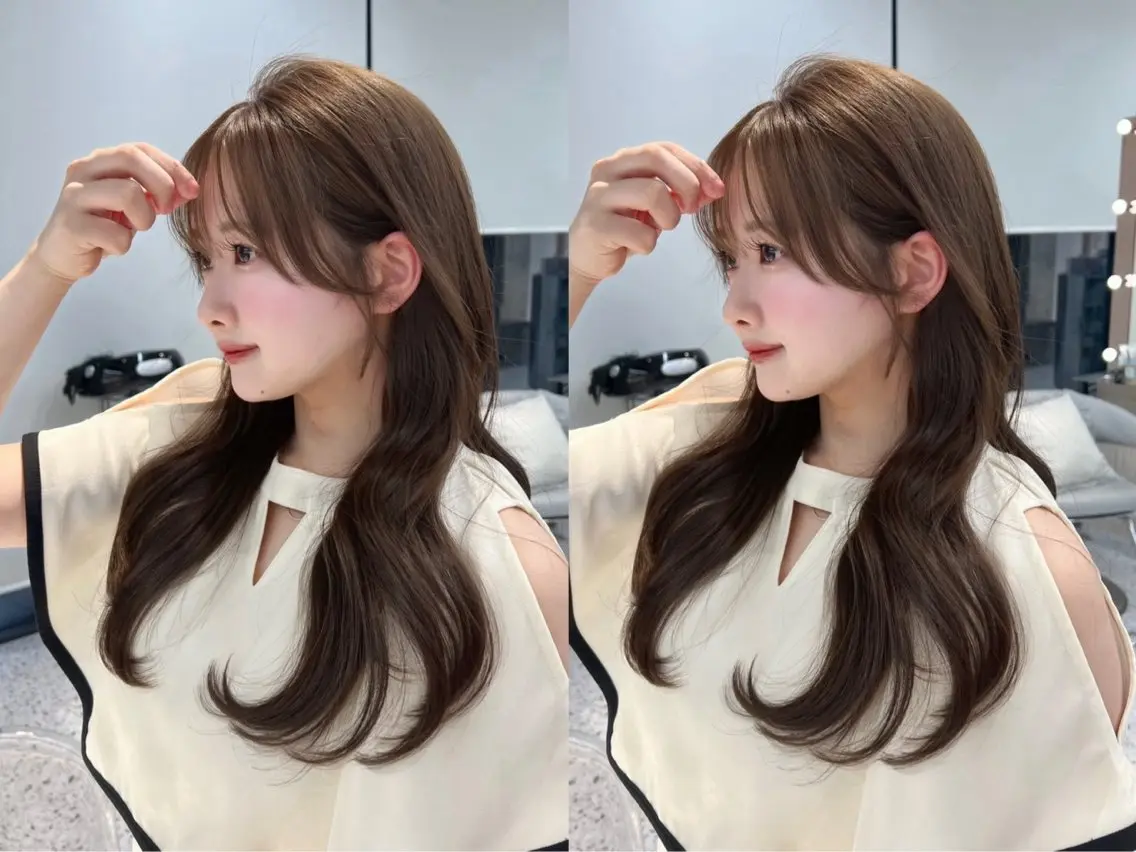 ロング レイヤーカット 🎀透明感カラー shizuka🎀のヘアスタイル