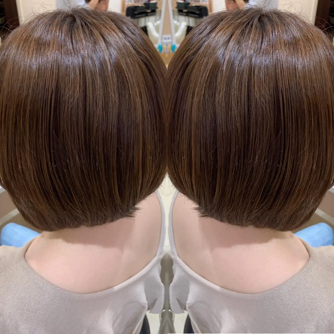 ショート カラー 🩵波巻き/ツイスパ HARU💎のヘアスタイル