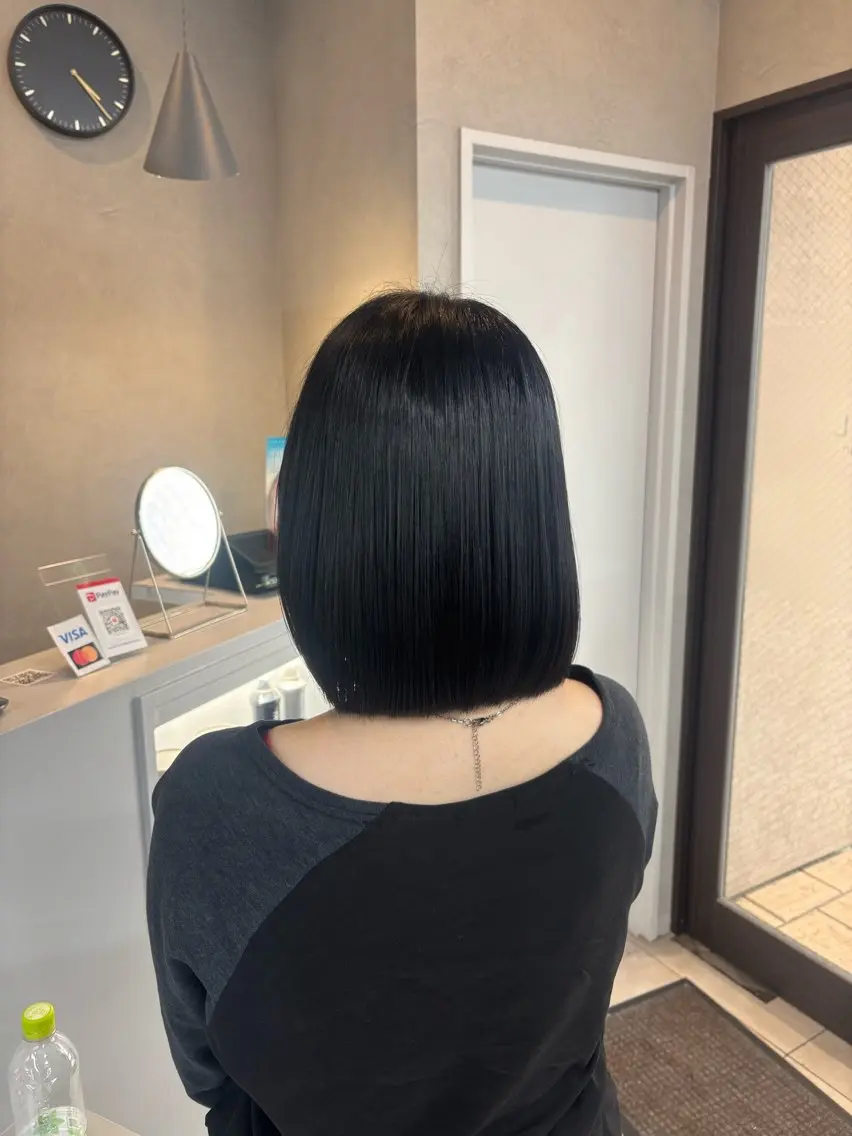 ミディアム カラー ヘアカラー GiseL 美優のヘアスタイル