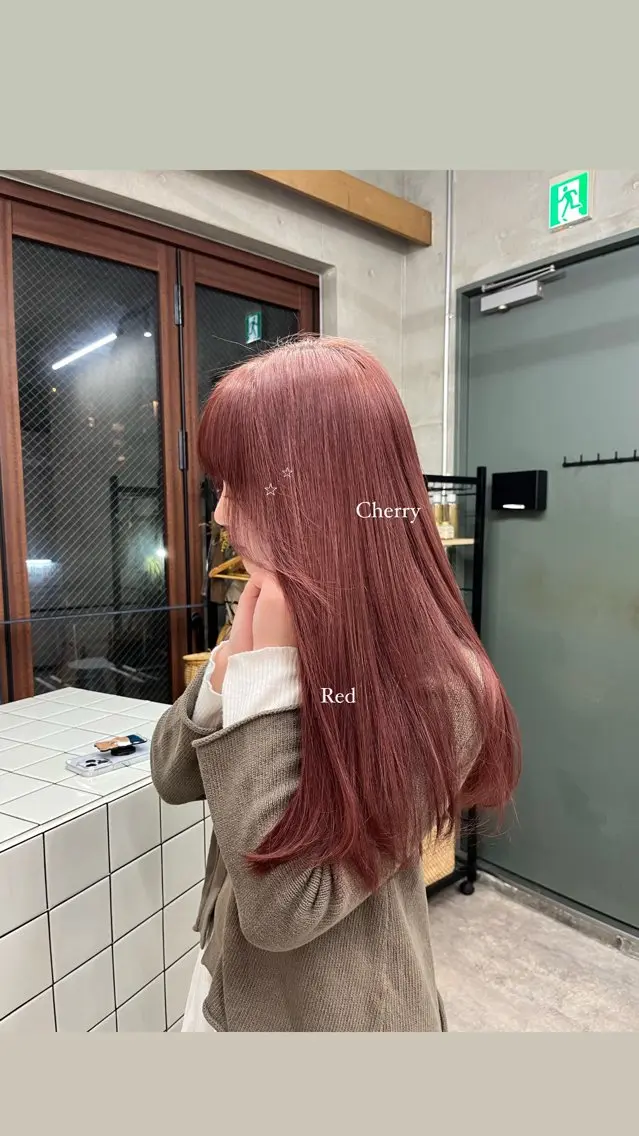 ロング 顔周りカット ヘアカラー 🤎𝐌𝐚𝐨⌇ お悩み解決美容師🤎のヘアスタイル