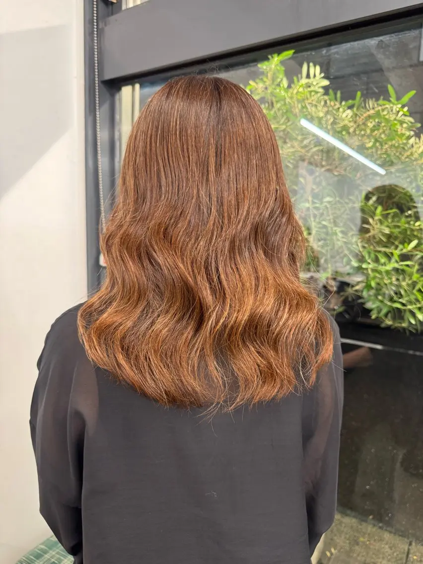 ミディアム ヘアカラー 蔵前／表参道 Elmeのヘアスタイル
