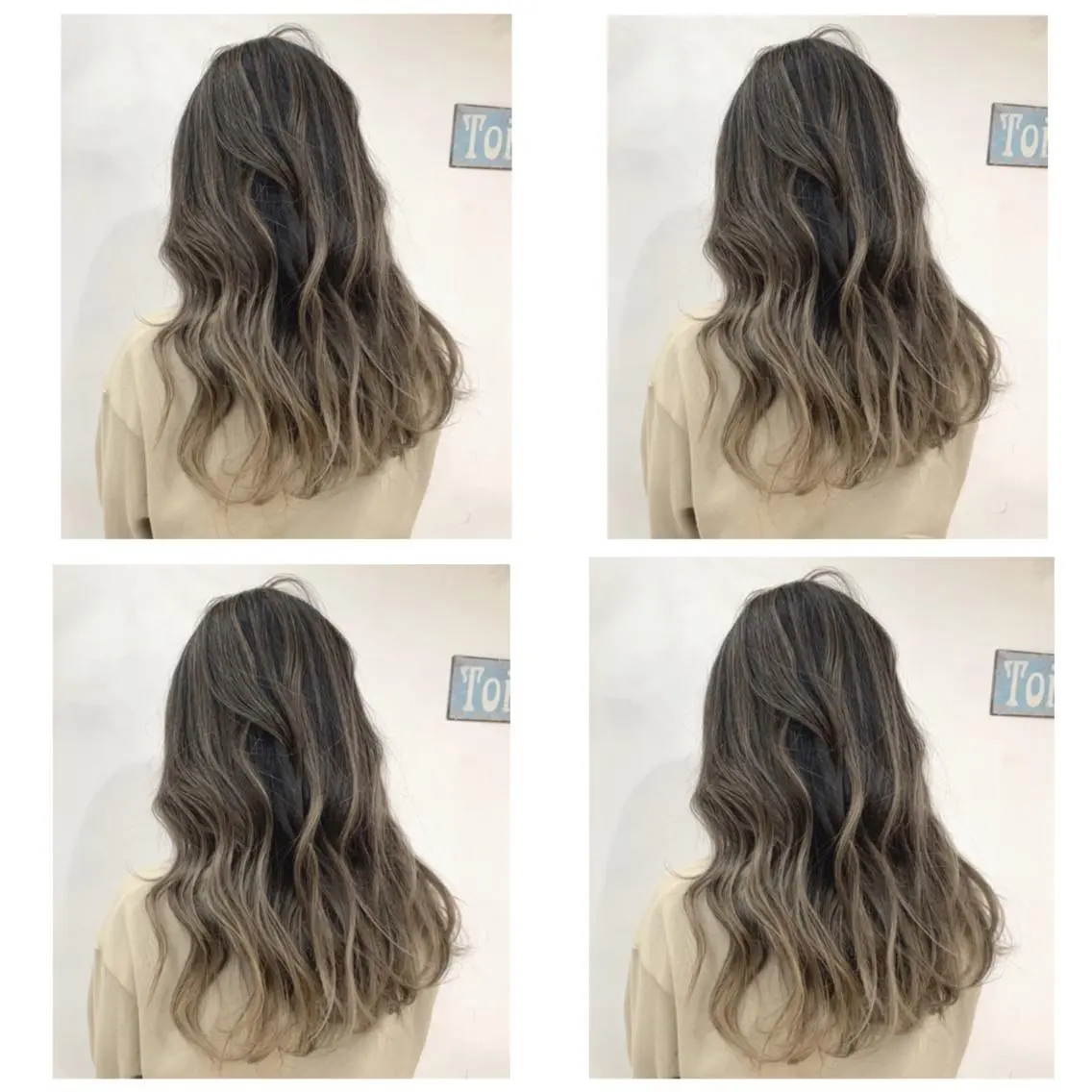 ロング カラー カット ヘアカラー 京都大人女性ショート 徒歩1分/秋山のヘアスタイル
