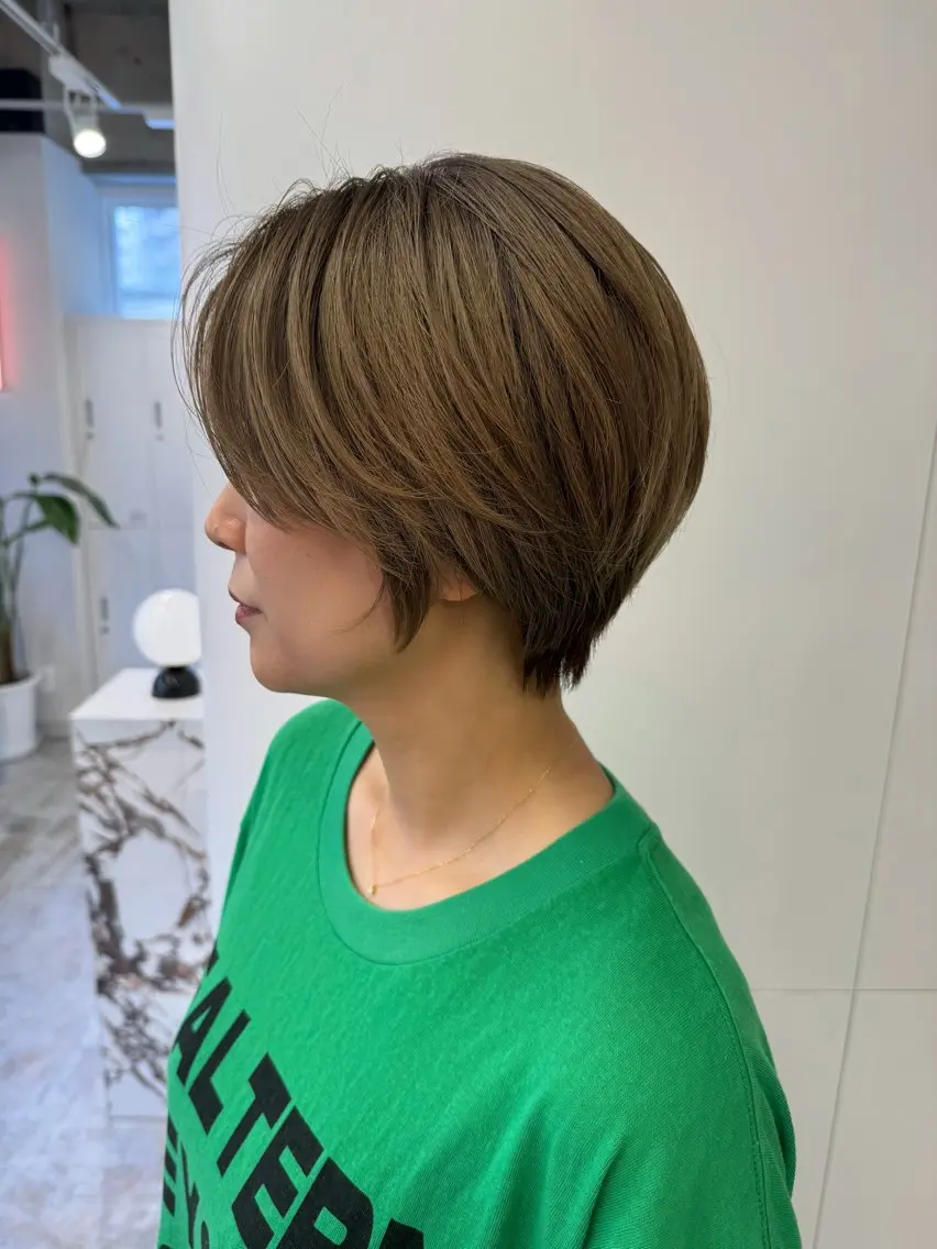 ショート CALME  by bougie ENAのヘアスタイル