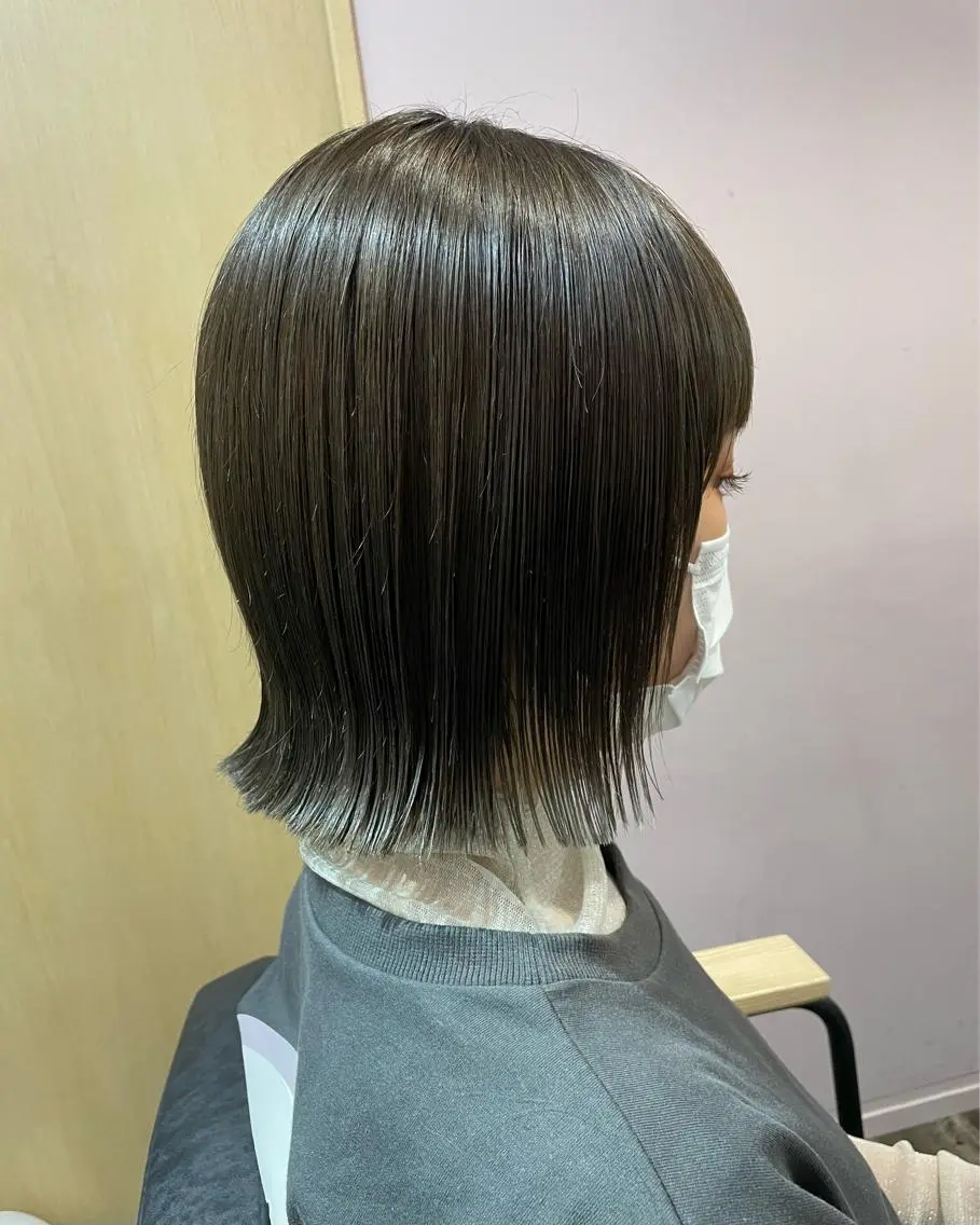 カット+縮毛矯正の写真