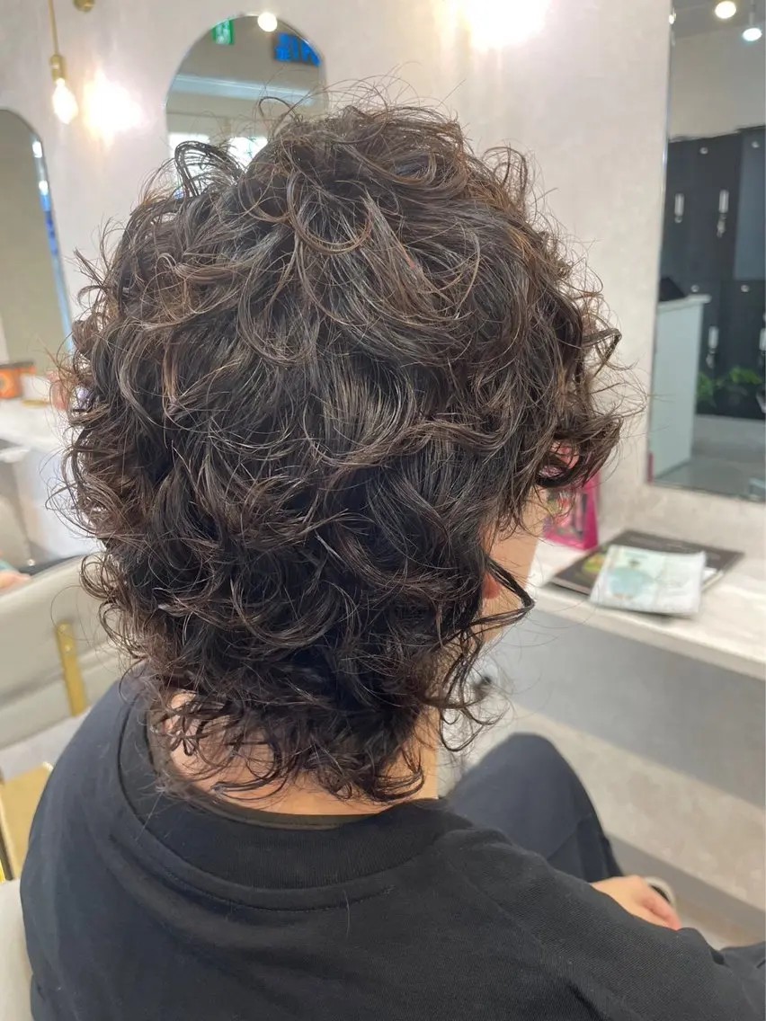 メンズ カット パーマ トリートメント MIKI /LAZO 千歳船橋のヘアスタイル