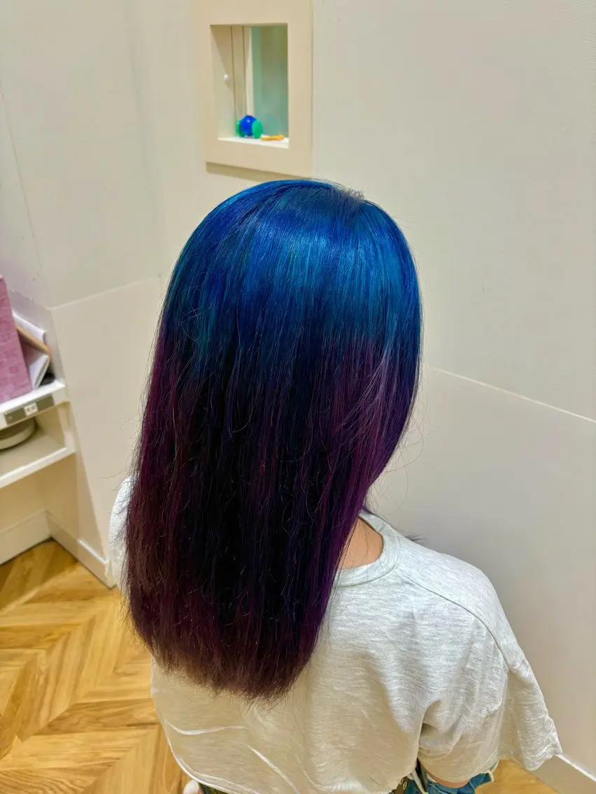 ロング カラー 田中 真白のヘアスタイル