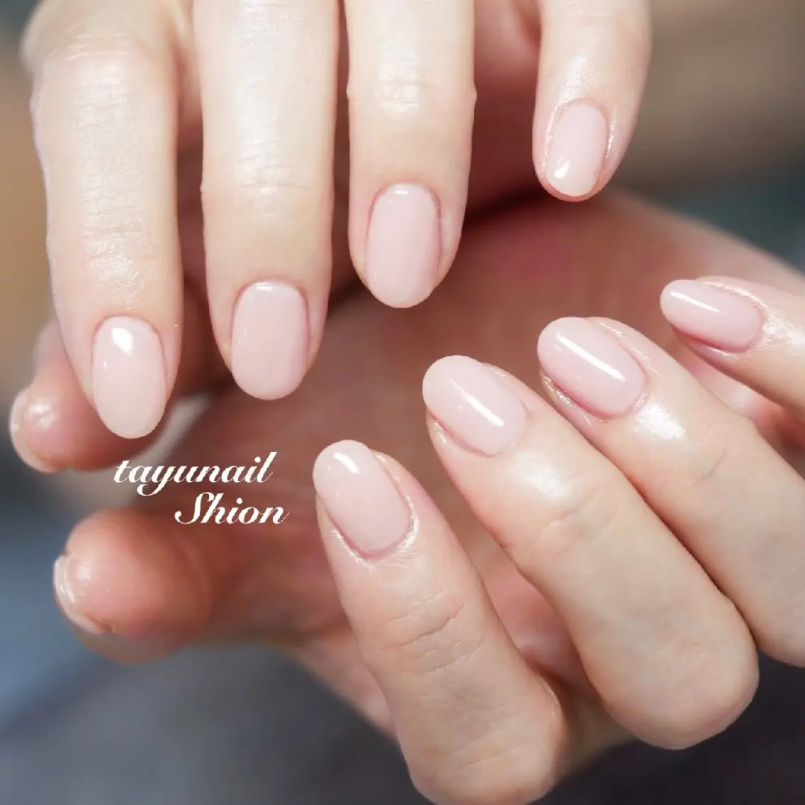 ネイル ジェルネイル ワンカラーネイル パラジェル ネイルサロン 【たゆnail】のネイルデザイン